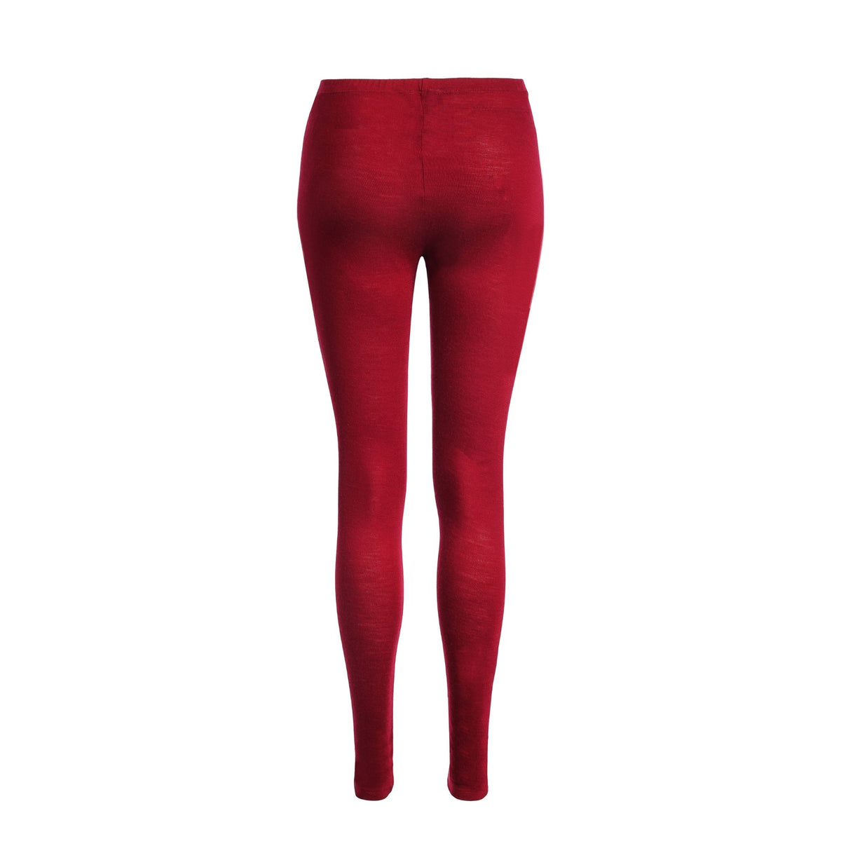 Leggings Serie Silk Rib Wool Colour red