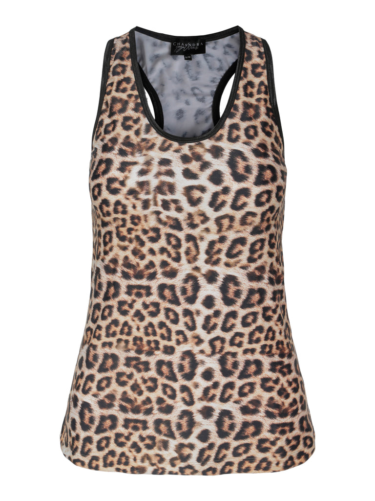 "ASANA TOP" Leopard Eco Print